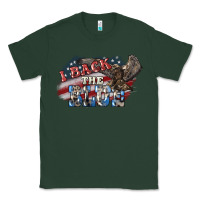 Sports Green i back the blue eagle Classic Tee - NancyCooperArtShop