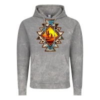 Cloud Rock cowhide leopard sunset aztec Vintage Hoodie - JahusDesignShop