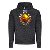Vintage Black cowhide leopard sunset aztec Vintage Hoodie - JahusDesignShop