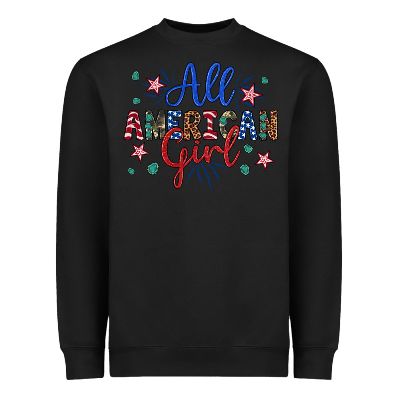 All American Girl Heavyweight Sweatshirt by Artiststas | Teevron