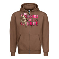 Chestnut clouds of love Zipper Hoodie - MaliasSmallBusiness