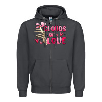 Smoke clouds of love Zipper Hoodie - MaliasSmallBusiness