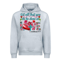 Heather Grey Let all that you do be done in love 1 corinthians Urban Hoodie - HowdyJamesFarm