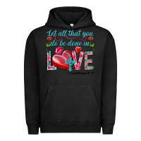 Pigment Black Let all that you do be done in love 1 corinthians Urban Hoodie - HowdyJamesFarm