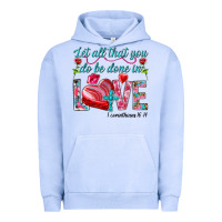 Pigment Grape Ice Let all that you do be done in love 1 corinthians Urban Hoodie - HowdyJamesFarm