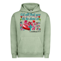 Pigment Oil Green Let all that you do be done in love 1 corinthians Urban Hoodie - HowdyJamesFarm