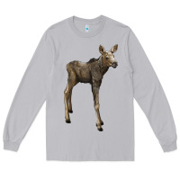 Moon Dust moose fawn deer Long Sleeve Tee - LillyAllenDesigns