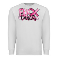 Dove Grey Fu*ck Cancer Premium Sweatshirt - RanaPortraitStore