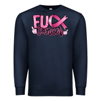 Navy Fu*ck Cancer Premium Sweatshirt - RanaPortraitStore