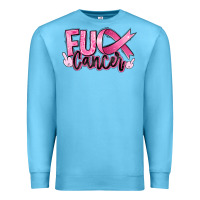 Ocean Blue Fu*ck Cancer Premium Sweatshirt - RanaPortraitStore