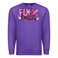 Purple Fu*ck Cancer Premium Sweatshirt - RanaPortraitStore
