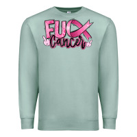 Seafoam Fu*ck Cancer Premium Sweatshirt - RanaPortraitStore