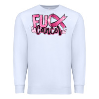 White Fu*ck Cancer Premium Sweatshirt - RanaPortraitStore