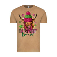 Vintage Camel i'm freakin freezin pink christmas long haired cow Vintage Tee - Jasminsmagicworld