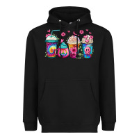 Black tie dye hippie coffee cups Heavyweight Hoodie - Jasminsmagicworld
