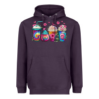 Plum tie dye hippie coffee cups Heavyweight Hoodie - Jasminsmagicworld