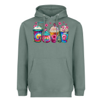 Sage tie dye hippie coffee cups Heavyweight Hoodie - Jasminsmagicworld