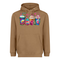 Toasted Coconut tie dye hippie coffee cups Heavyweight Hoodie - Jasminsmagicworld