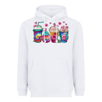 White tie dye hippie coffee cups Heavyweight Hoodie - Jasminsmagicworld