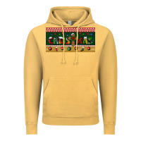 Vintage Mustard christmas with cross license plate Vintage Hoodie - BundleAndBundleShop