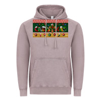 Vintage Zinc christmas with cross license plate Vintage Hoodie - BundleAndBundleShop