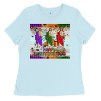 Baby Blue san judas happy  hallothanksmas Ladies Tee - JahusDesignShop