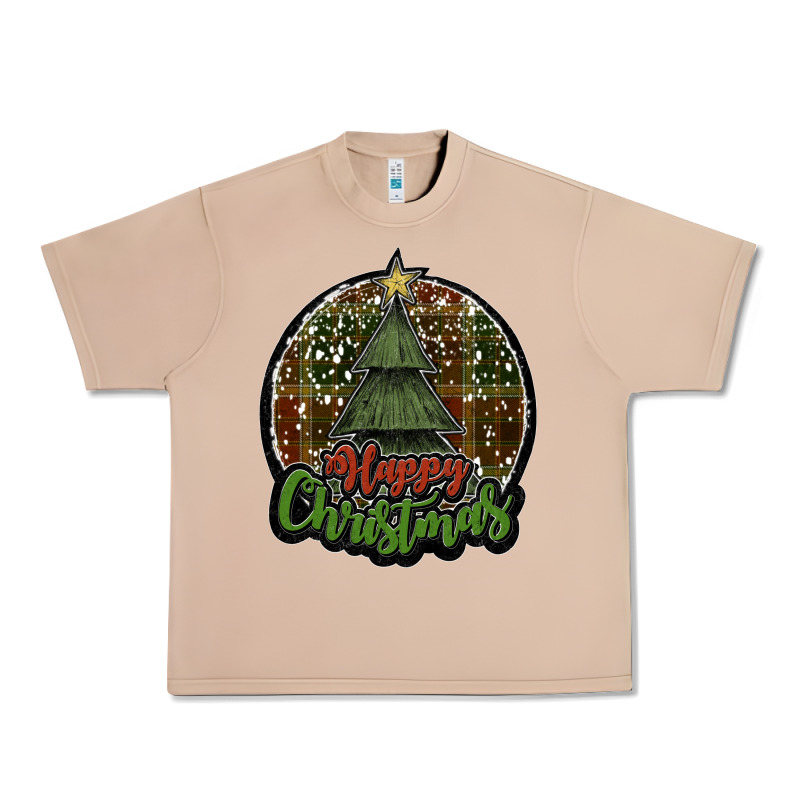 Happy Christmas Black Urban Heavy Tee by JahusDesignShop | Teevron