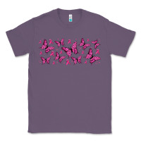 Lavender breast cancer butterflies Classic Tee - Jasminsmagicworld