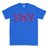 True Royal breast cancer butterflies Classic Tee - Jasminsmagicworld