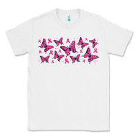 White breast cancer butterflies Classic Tee - Jasminsmagicworld