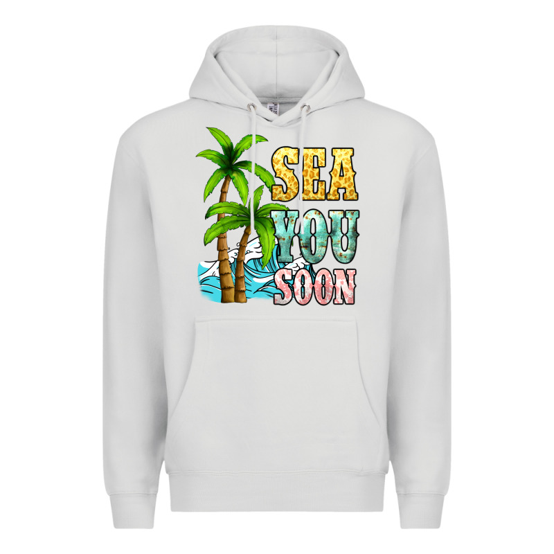 Sea You Soon Premium Hoodie by NancyCooperArtShop | Teevron