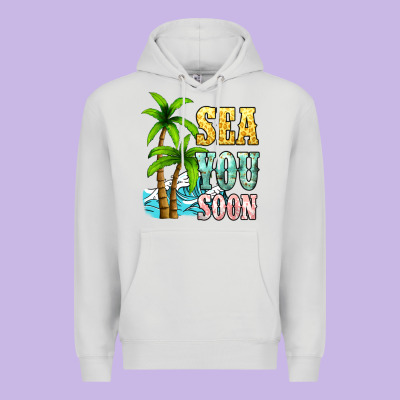 Sea You Soon Premium Hoodie Designed By Nancycooperartshop