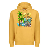 Mustard Sea you soon Premium Hoodie - NancyCooperArtShop