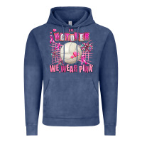 Vintage Denim in october we wear pink volleyball Vintage Hoodie - AdoDesignShop