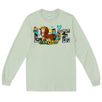 Matcha love western cow Long Sleeve Tee - JahusDesignShop