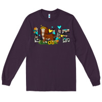 Plum love western cow Long Sleeve Tee - JahusDesignShop