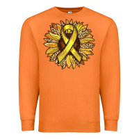 Carrot Child Cancer Awareness Sunflower Premium Sweatshirt - RanaPortraitStore