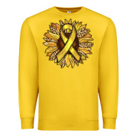 Lemon Child Cancer Awareness Sunflower Premium Sweatshirt - RanaPortraitStore
