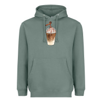 Sage iced coffee with cream Heavyweight Hoodie - BarkalooDesign