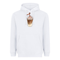 White iced coffee with cream Heavyweight Hoodie - BarkalooDesign