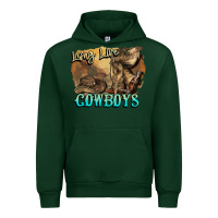 Forest Green Long live Cowboys boots hat Urban Hoodie - HowdyJamesFarm