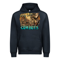 Navy Long live Cowboys boots hat Urban Hoodie - HowdyJamesFarm