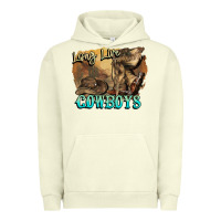Pigment Pistachio Long live Cowboys boots hat Urban Hoodie - HowdyJamesFarm