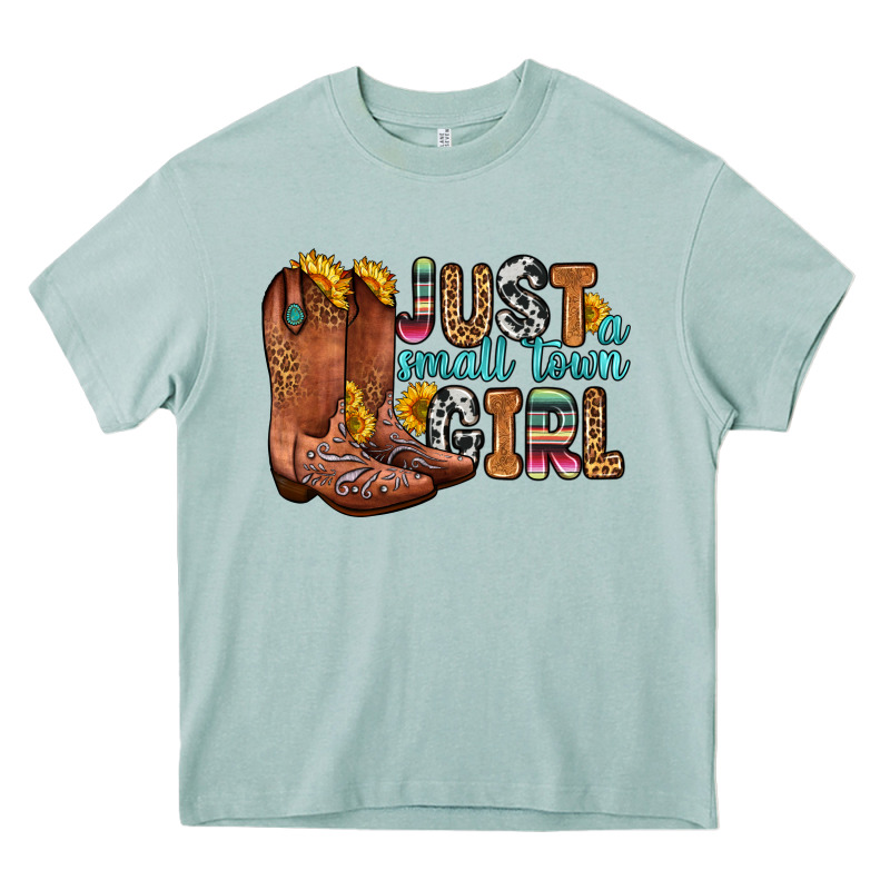 Just A Small Town Girl Heavy Core Tee by Zillion Design Studio | Teevron