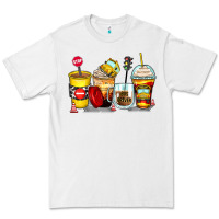 White bus driver coffee cups Premium Tee - Zillion Design Studio