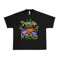 Black Drink up witches white Urban Heavy Tee - JahusDesignShop