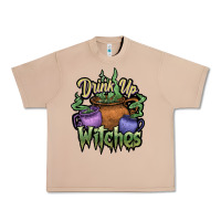 Burro Drink up witches white Urban Heavy Tee - JahusDesignShop