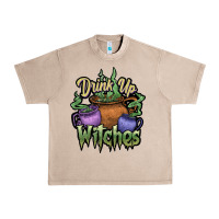 French Oak Drink up witches white Urban Heavy Tee - JahusDesignShop