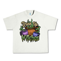 Pistachio Drink up witches white Urban Heavy Tee - JahusDesignShop
