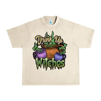 Sandshell Drink up witches white Urban Heavy Tee - JahusDesignShop